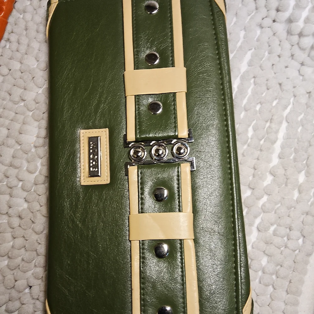 4 Preloved Miche Bag Shell - Orange, Green, Cream, Red